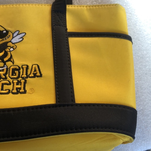 Sandol Georgia Tech collegiate purse Handbag embroidered-tore bag - Picture 2 of 12
